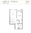 1 Bedroom 1 Bathroom C